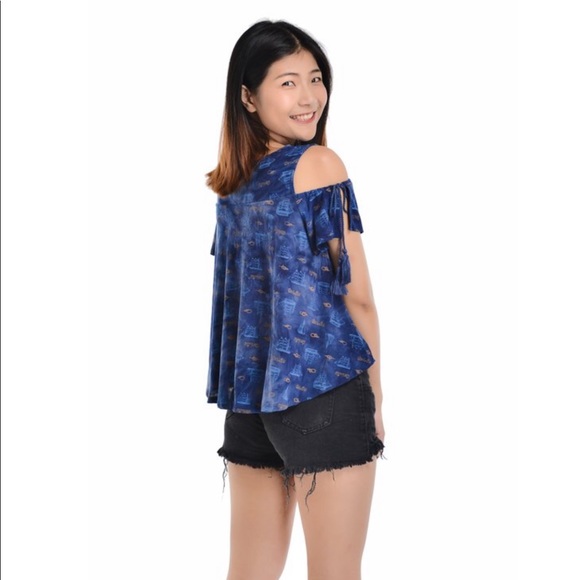 Bohemian blouse tee - Picture 5 of 7